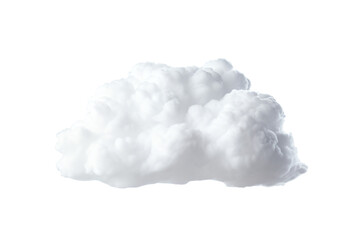 cloud isolated on white background. Png file