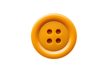 orange button isolated on white. Png file