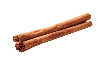 cinnamon sticks isolated on white. png file