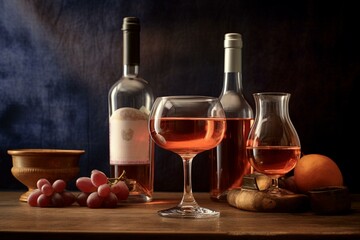 French white, red, and rosé wine. Generative AI