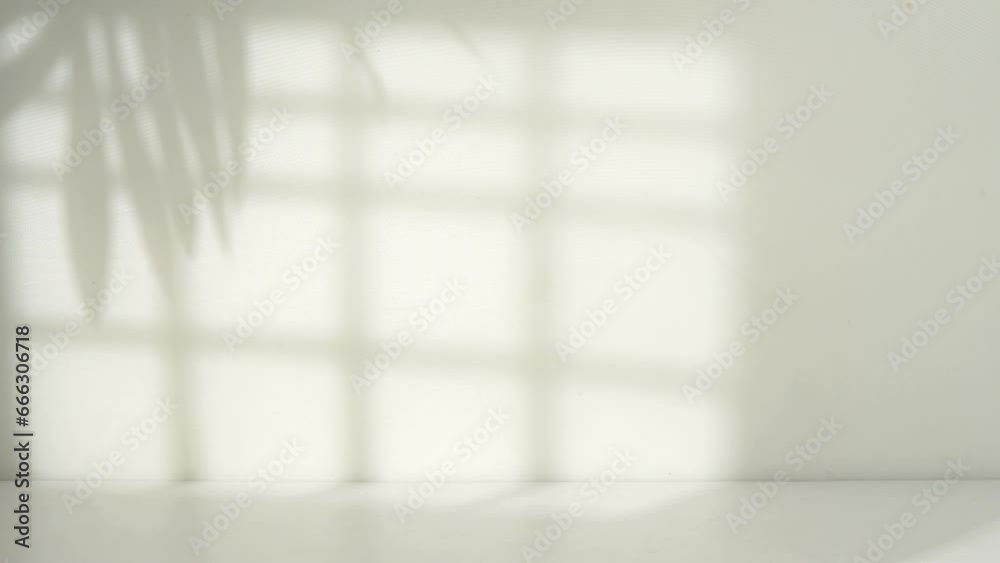 Poster minimalist room with window shadow background