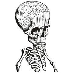 Haunting Bone Structure for Halloween Scene