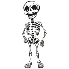 Malevolent Skeletal Phenomenon for Halloween Scene