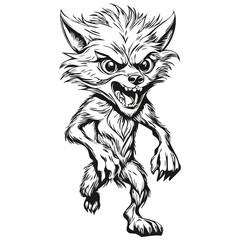 Scary Vector Shapeshifting Haunting