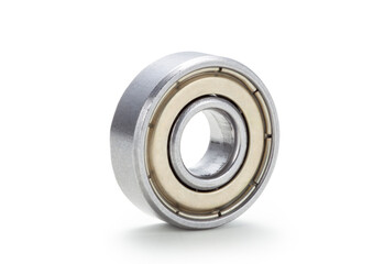 Bearing spare part of mechanical isolated on the white background