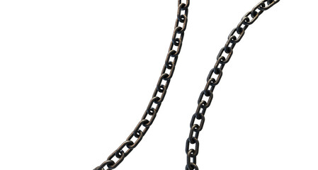chain isolated on transparent