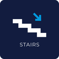 Stairs Sign Icon