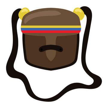 colombian carriel illustration