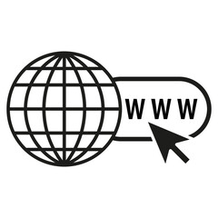 Website icon. Vector illustration. EPS 10.