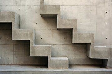 Abstract white grey concrete architecture building