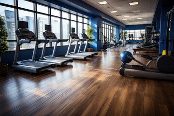 people exercising in gym