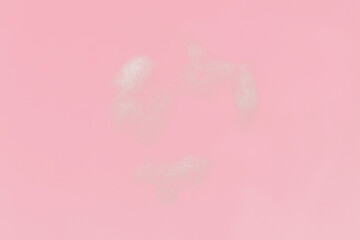 white  foam isolated