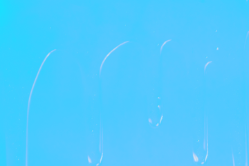 blue liquid overlay