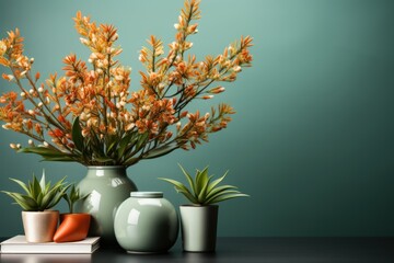orange flower in vase