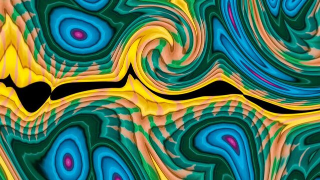 Third eye throat chakra ethnic sacred geometry kaleidoscope infinite 3d patterns seamless vj loop for spiritual meditation psychedelic substance trippy trance trip