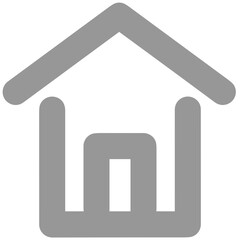 Home homepage icon symbol vector image. Illustration of the house real estate graphic property design image
