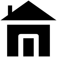 Home homepage icon symbol vector image. Illustration of the house real estate graphic property design image