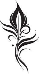 Black Floral Meadow Black Floral Forest