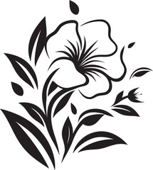 Black Floral Holiday Black Floral Seasonal