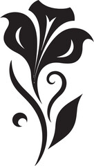 Black Floral Beauty Black Floral Wedding