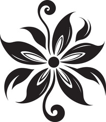 Romantic Ebony Elegance Mystical Garden Reverie