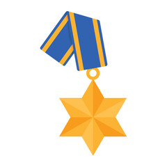 star medal design