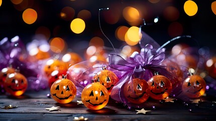 Orange and purple stylish background for use in social media, banners, covers and more.