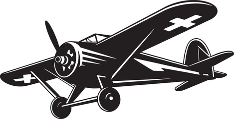 Onyx Excellence in Aviation Vector Art Aircraft Magic in the Night Vector Silhouette