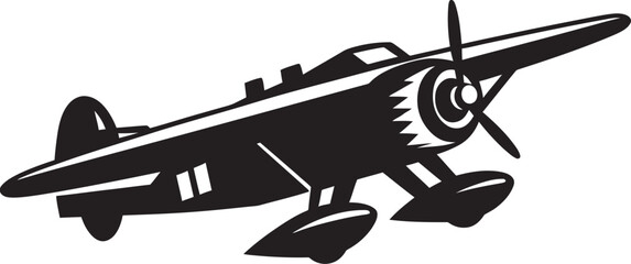 Aircraft Precision in Shadows Vector Design Silent Skyline Midnight Aircraft Vector
