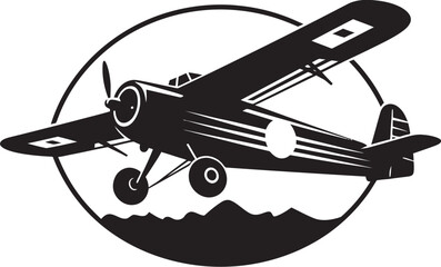 Artistry in Aviation Jet Silhouette Delight Aircraft Sculpted in Shadows Black Vector