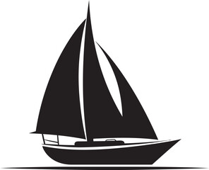 Tranquil Waterscapes Vector Boat Dreams Nautical Noir Tranquility Boat Vector Magic