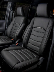 seats in a car black elegant