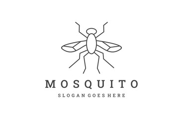 Mosquito Icon or Mosquito Symbol On White Background. The Best Mosquito icon vector .