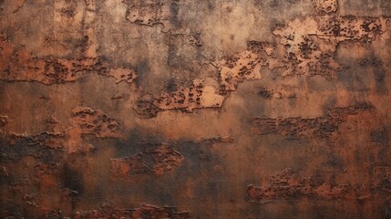 old grunge copper bronze rustic texture dark black.Generative AI - obrazy, fototapety, plakaty