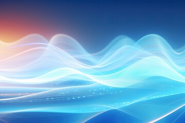 Dynamic Spectrum of Colors Abstract Background, Colorful wave silk moving high speed wave lines and bokeh lights. Data transfer concept Fantastic wallpaper