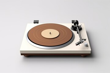3d Render Turntable Isolated Background