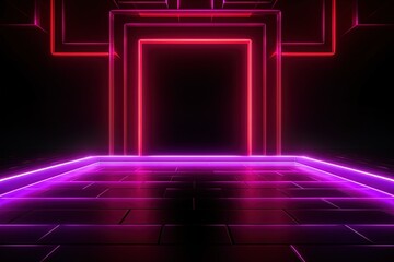 abstract futuristic background with pink blue glowing neon moving high speed wave lines and bokeh lights. Data transfer concept Fantastic wallpaper