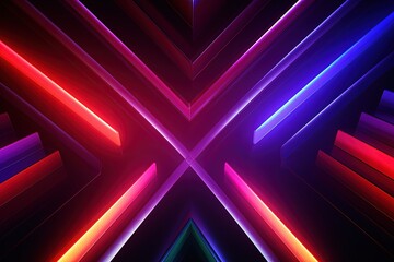 Fototapeta premium abstract futuristic background with pink blue glowing neon moving high speed wave lines and bokeh lights. Data transfer concept Fantastic wallpaper