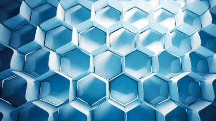 Hexagon Pattern Digital Abstract Background