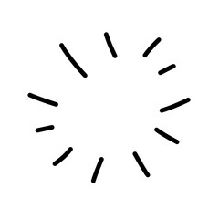 Line doodle. Swiggly line doodle.