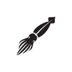 Obraz premium Untitled-2squid icon symbol sign vector