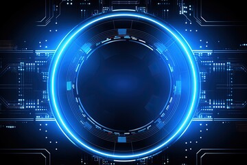 Obraz premium abstract futuristic background with pink blue glowing neon moving high speed wave lines and bokeh lights. Data transfer concept Fantastic wallpaper