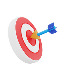 3D Rendering Target Icon Object