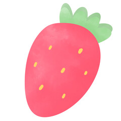 Strawberry watercolor 