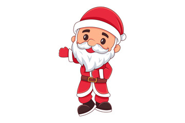 Santa Claus Character Design Illustration