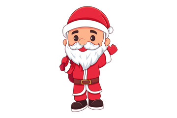 Santa Claus Character Design Illustration