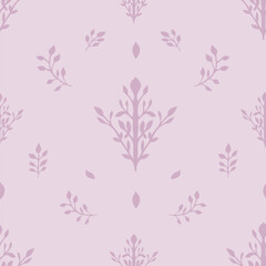 Floral wallpaper or textile seamless patterns