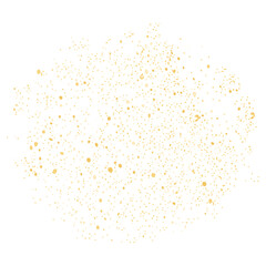 Golden glitter decorative pattern