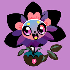 Obraz premium flower with a bee