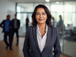 Naklejka premium Portraits of business people 